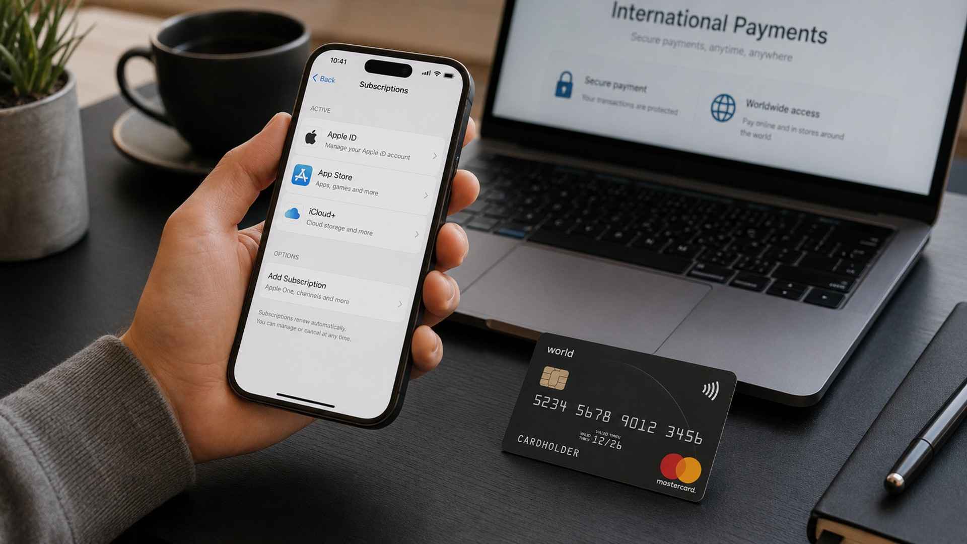 Как оплатить Apple ID, App Store и iCloud+ зарубежной картой из России