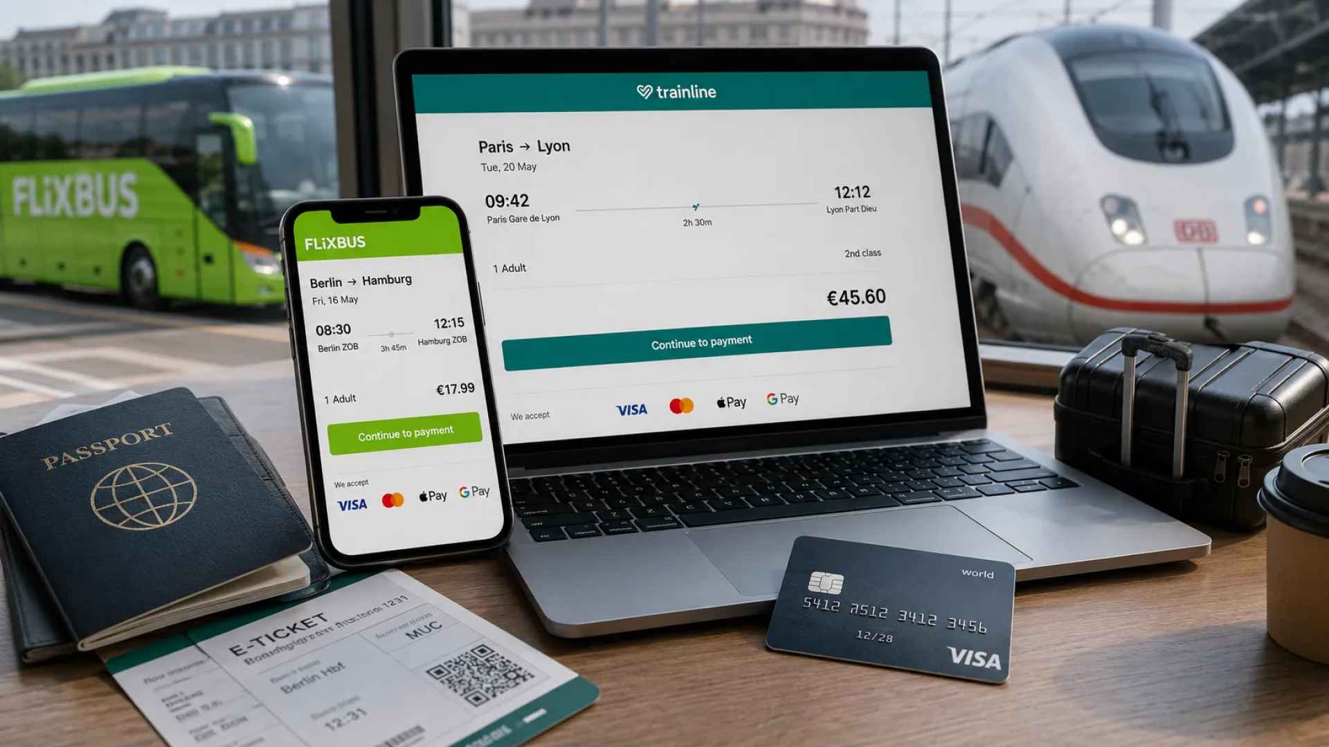 Как оплатить билеты FlixBus и Trainline в Европе из России в 2026 году
