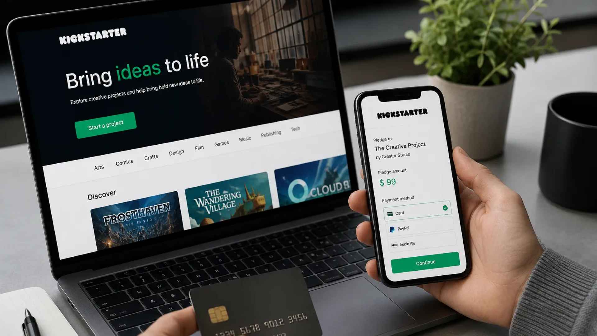 Как оплатить проект на Kickstarter из России в 2026 году
