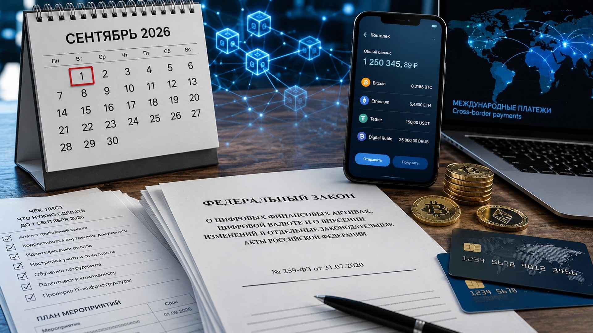 Закон о цифровой валюте: что успеть сделать до 1 сентября 2026