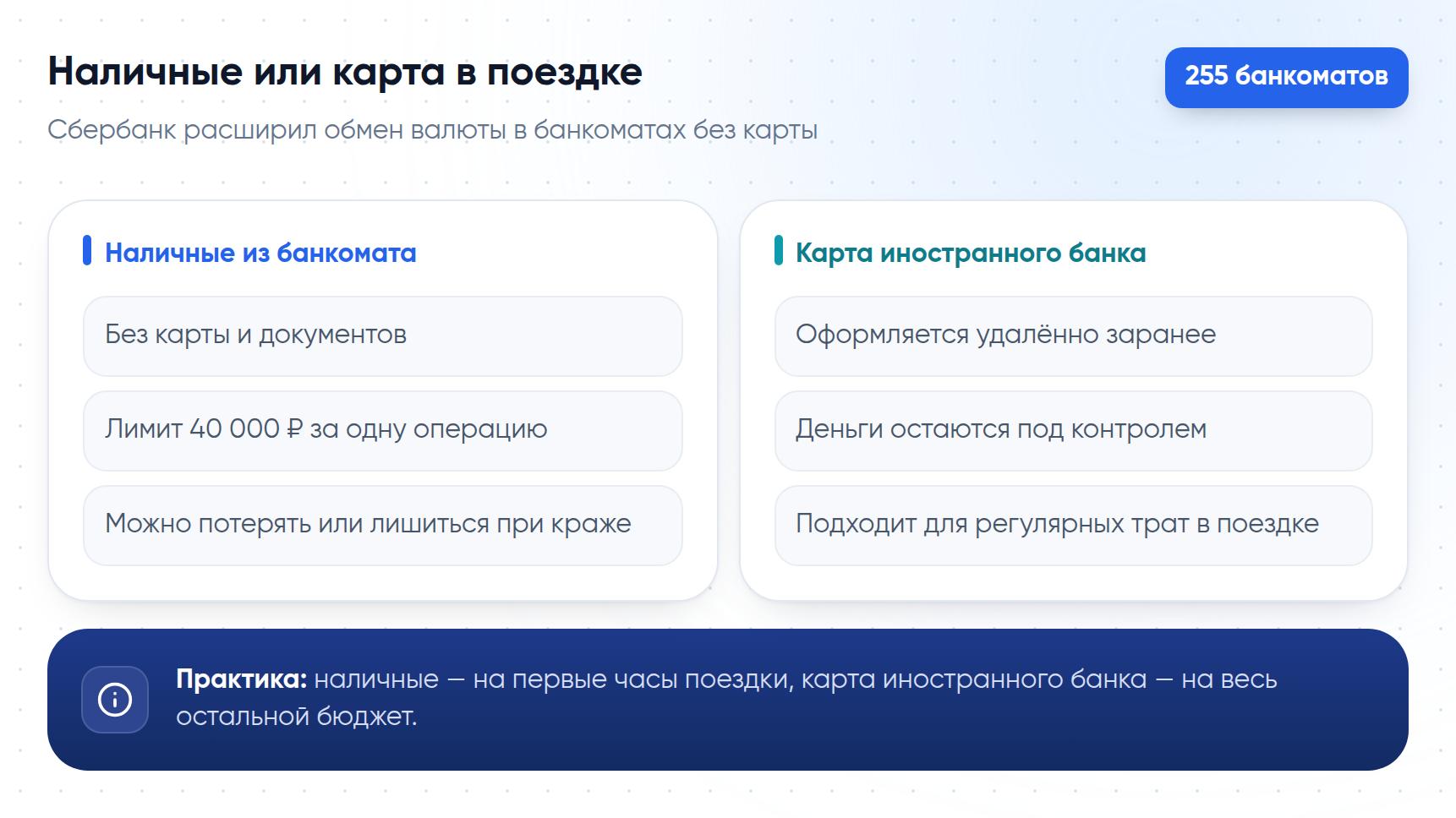 Наличные из банкомата против карты иностранного банка: что удобнее в поездке